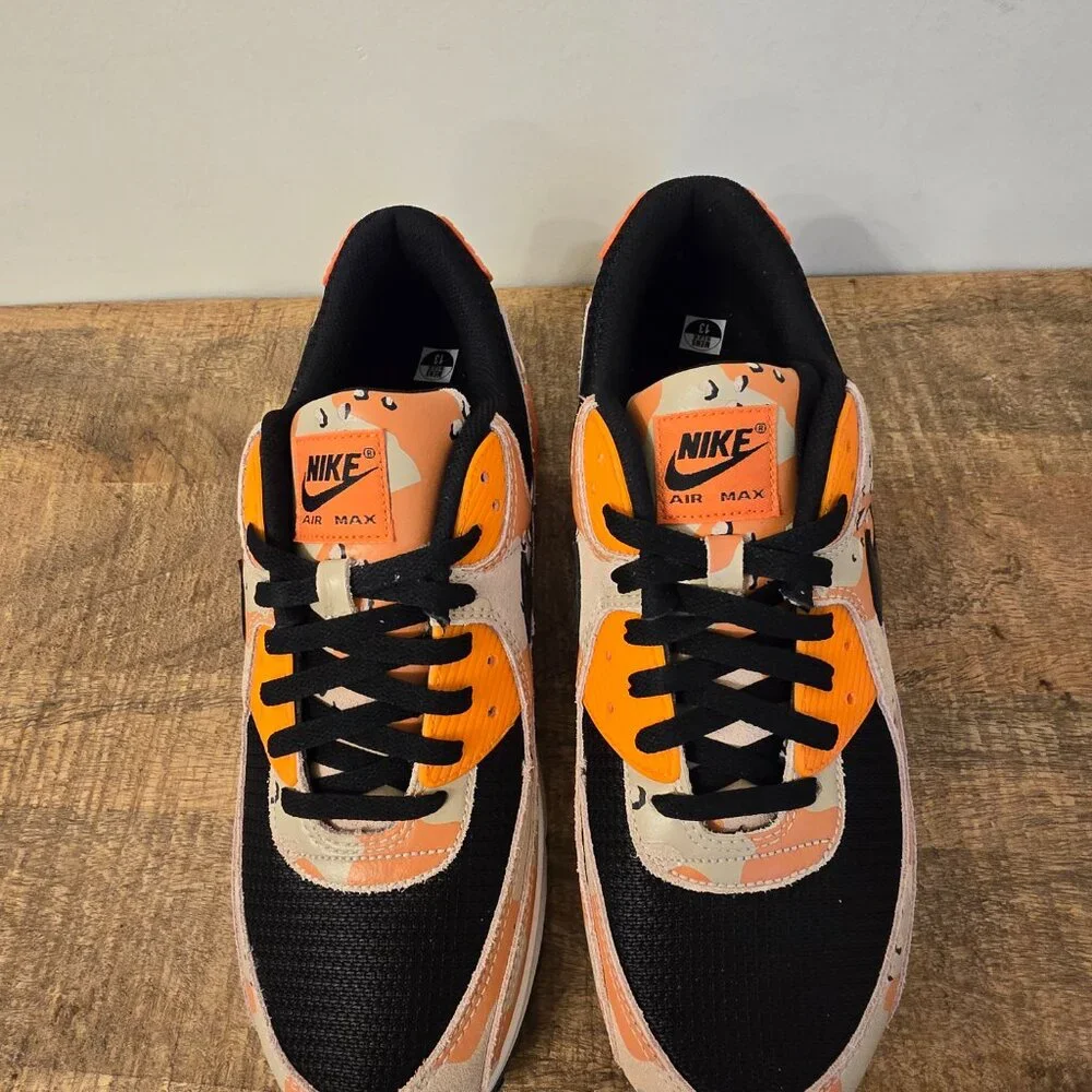 Nike Air Max 90 PRM Orange Camo Pack Men’s 13 NWOB - Picture 11 of 13